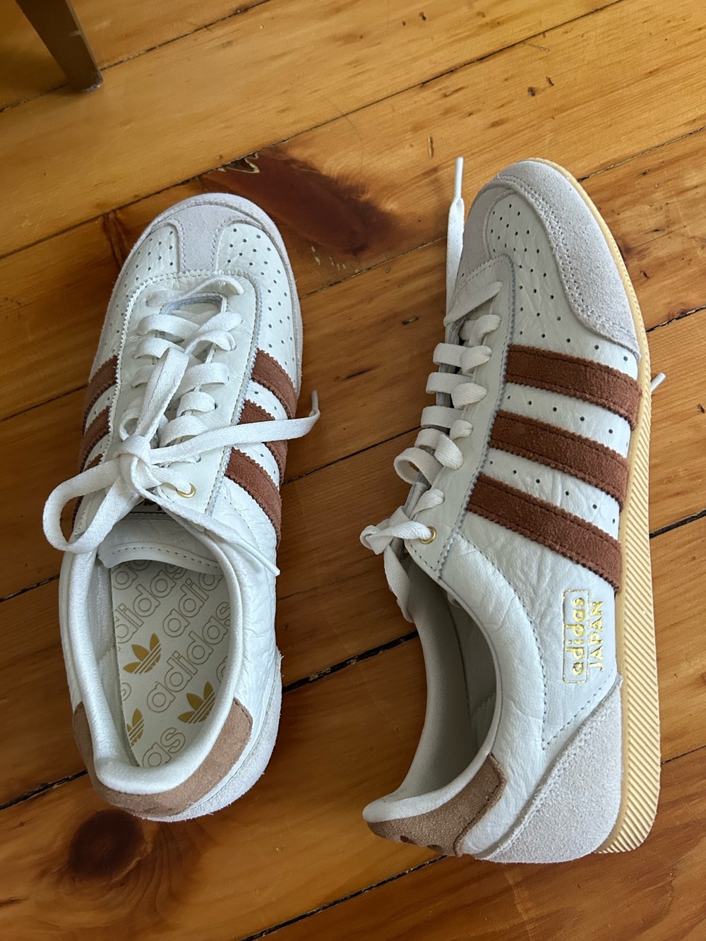 Adidas Originals Japan sneakers white and dusky bronze 9.5 trainers
